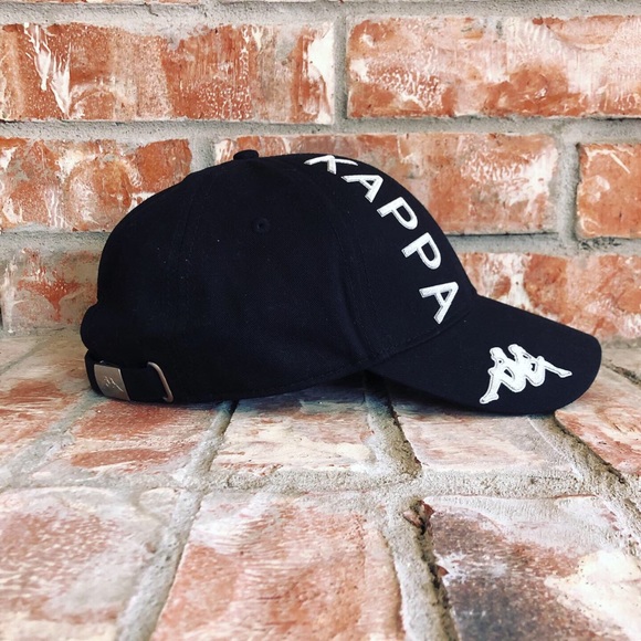 Kappa Accessories - Kappa SnapBack trucker hat black silver new